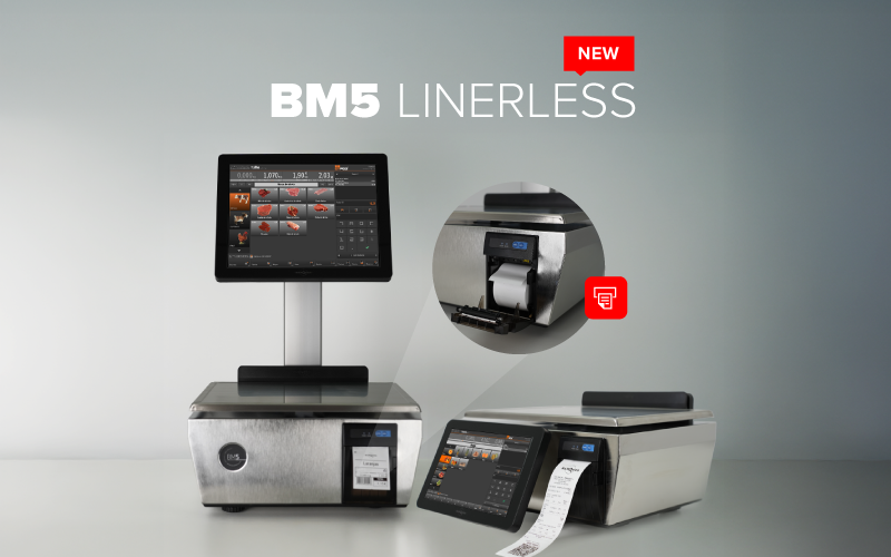 BM5 com impressora linerless: a balança que tem de conhecer se quer mais rapidez para o ponto de venda