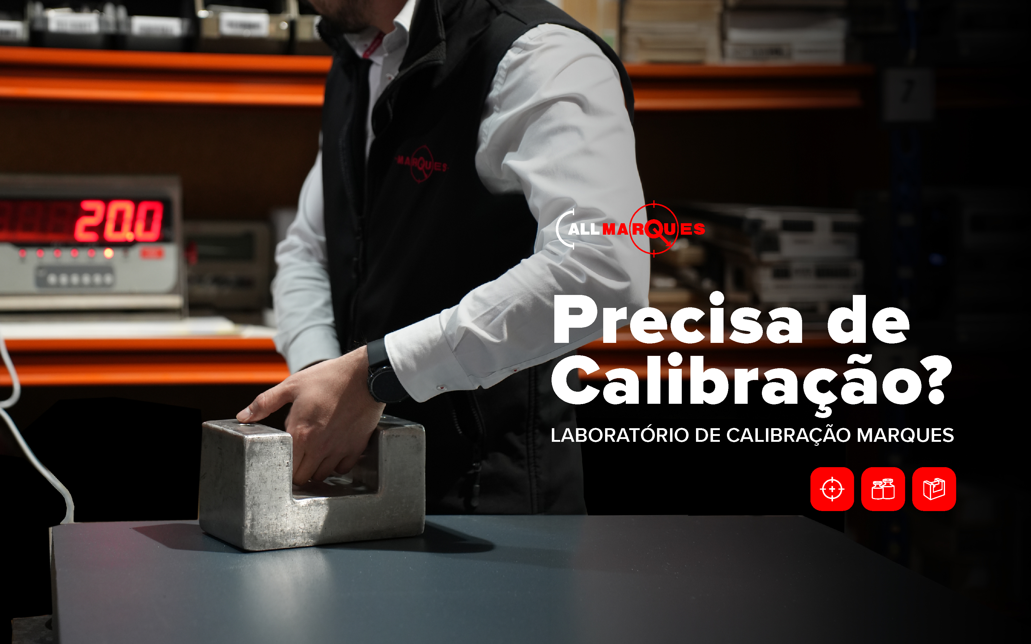 Laboratório de calibrações acreditado: 4 razões para escolher o Callmarques da Balanças Marques